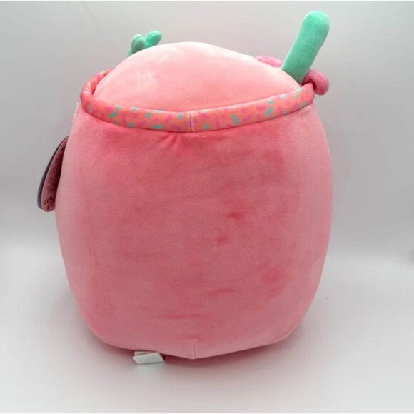 Squishmallow BARBARA the Pink Easter PEEPS DRINK •VHTF 11”• - Picture 3 of 5